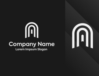 Projekt graficzny logo dla firmy online Letter A